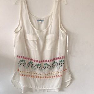 Beaded top from Anthropologie